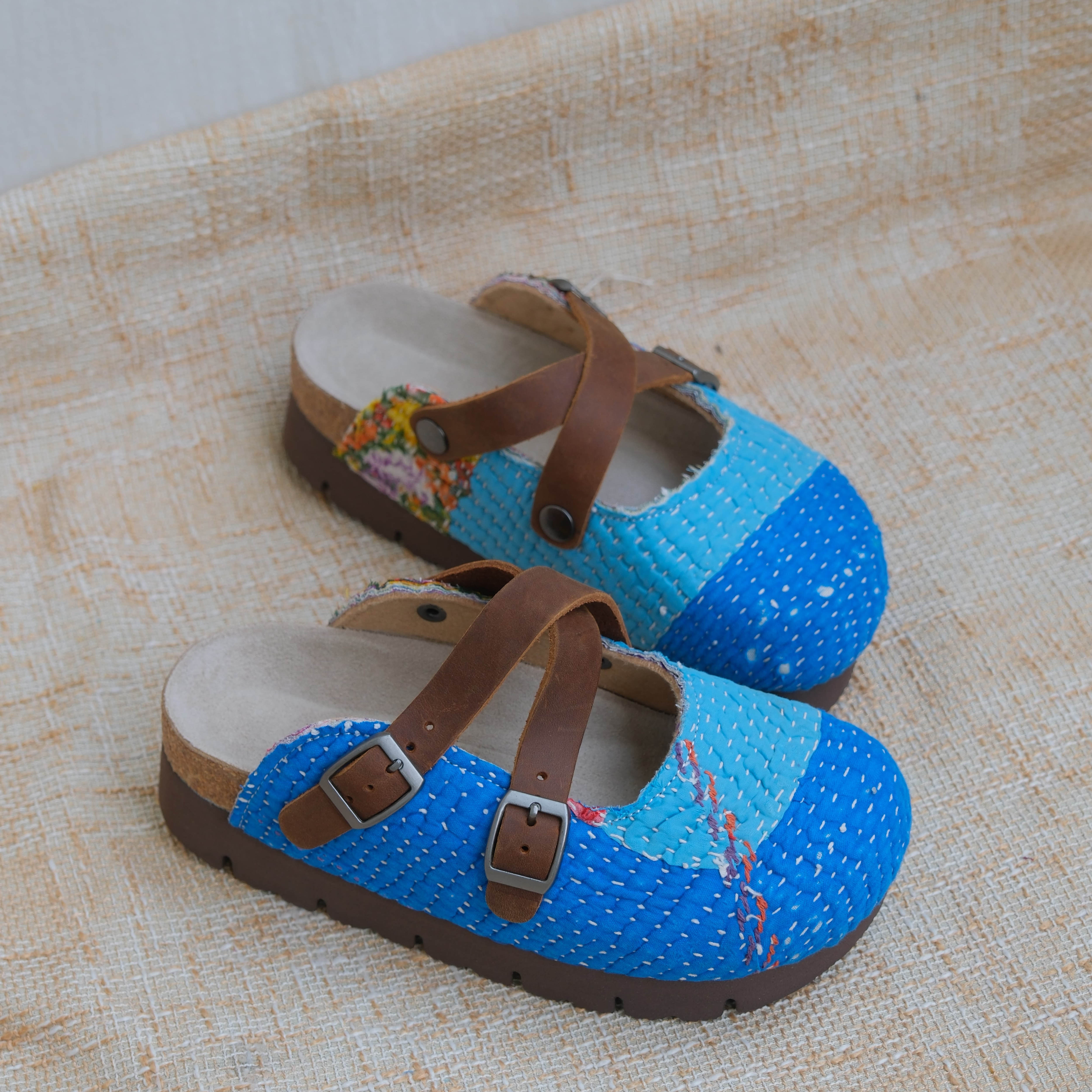 Bhoomi古布勃肯鞋时尚百搭单品手工个性撞色复古一鞋一拍34-20H