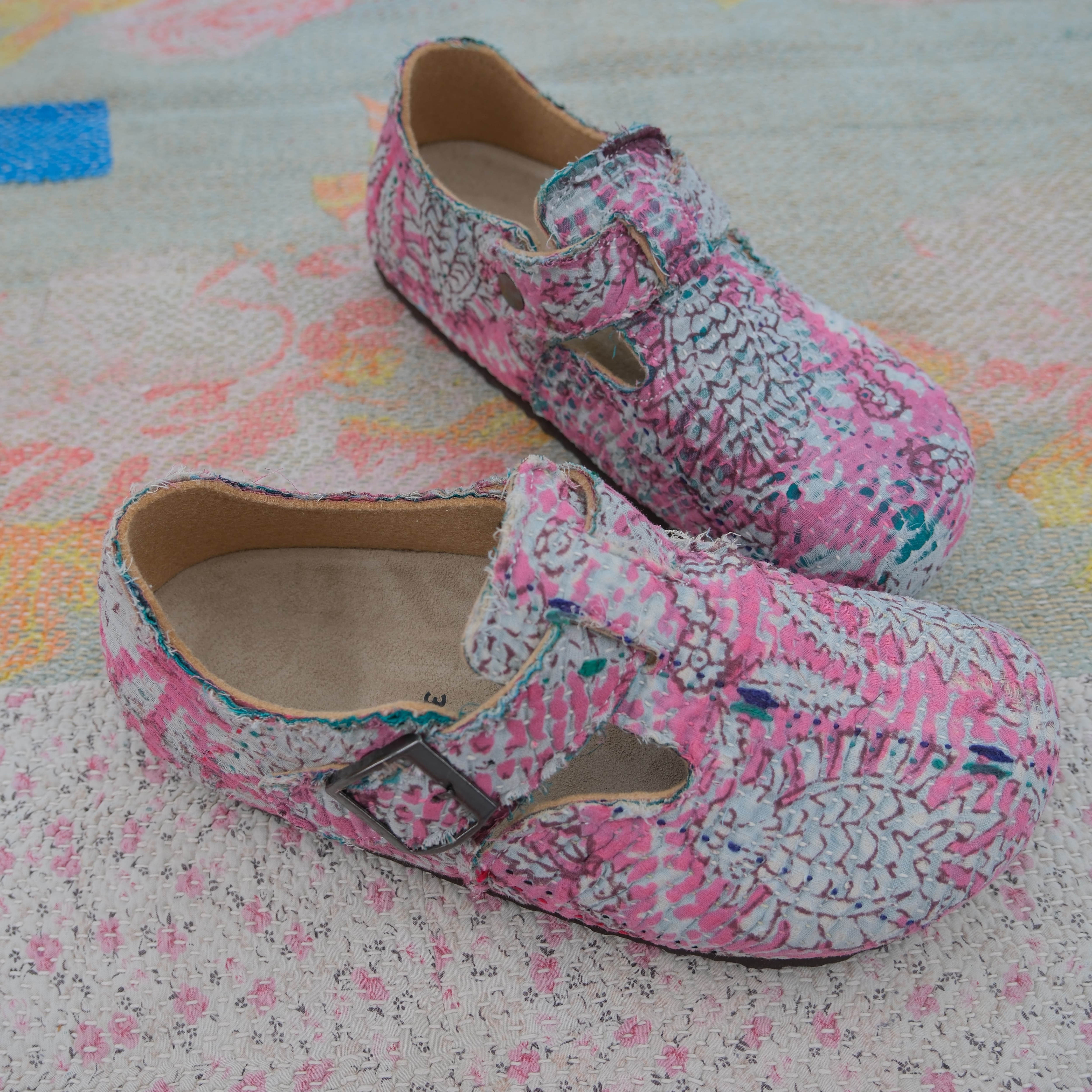 Bhoomi古布勃肯鞋时尚百搭单品手工个性撞色复古37-207