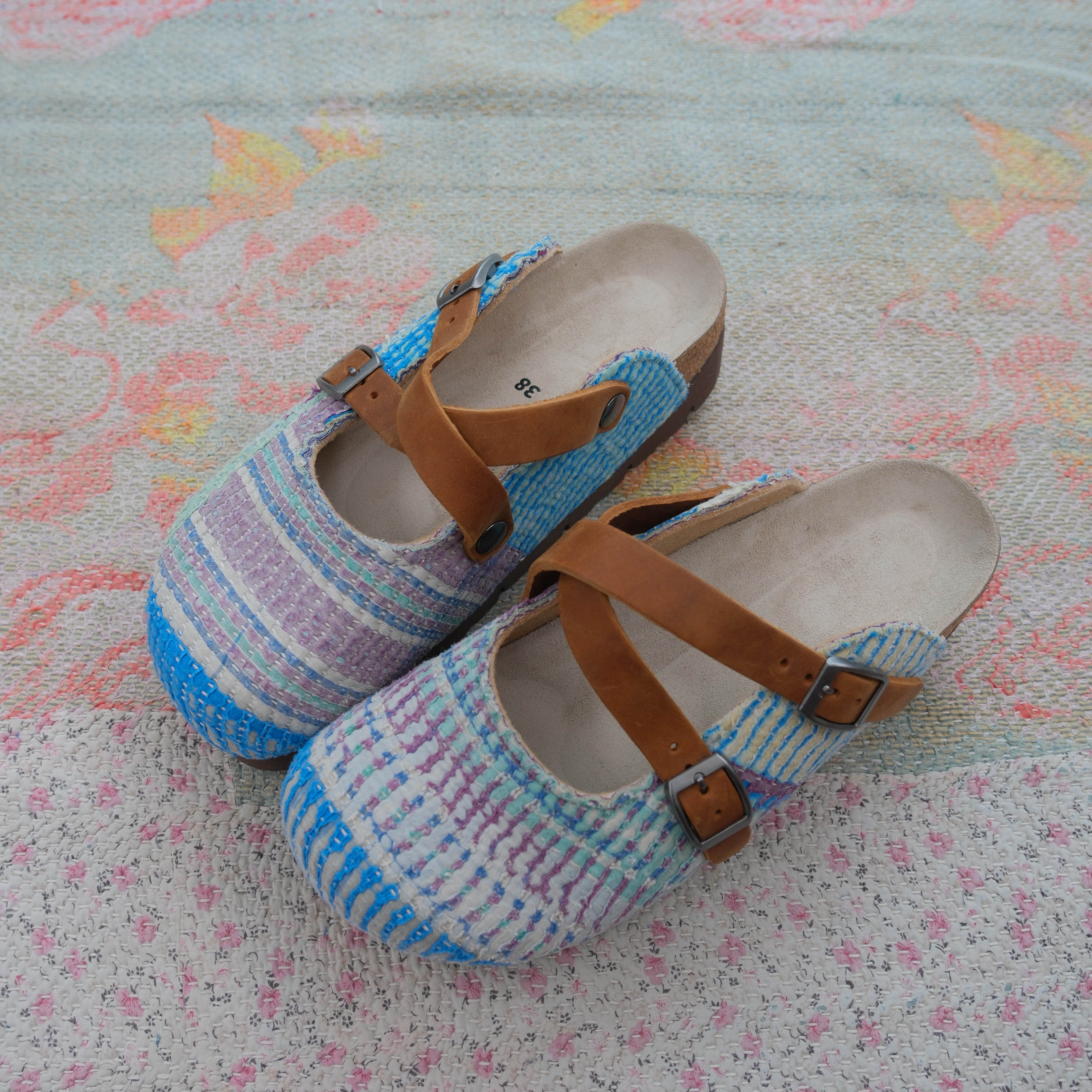 Bhoomi古布勃肯鞋外穿拖鞋百搭单品手工个性复古一鞋一拍38-188H