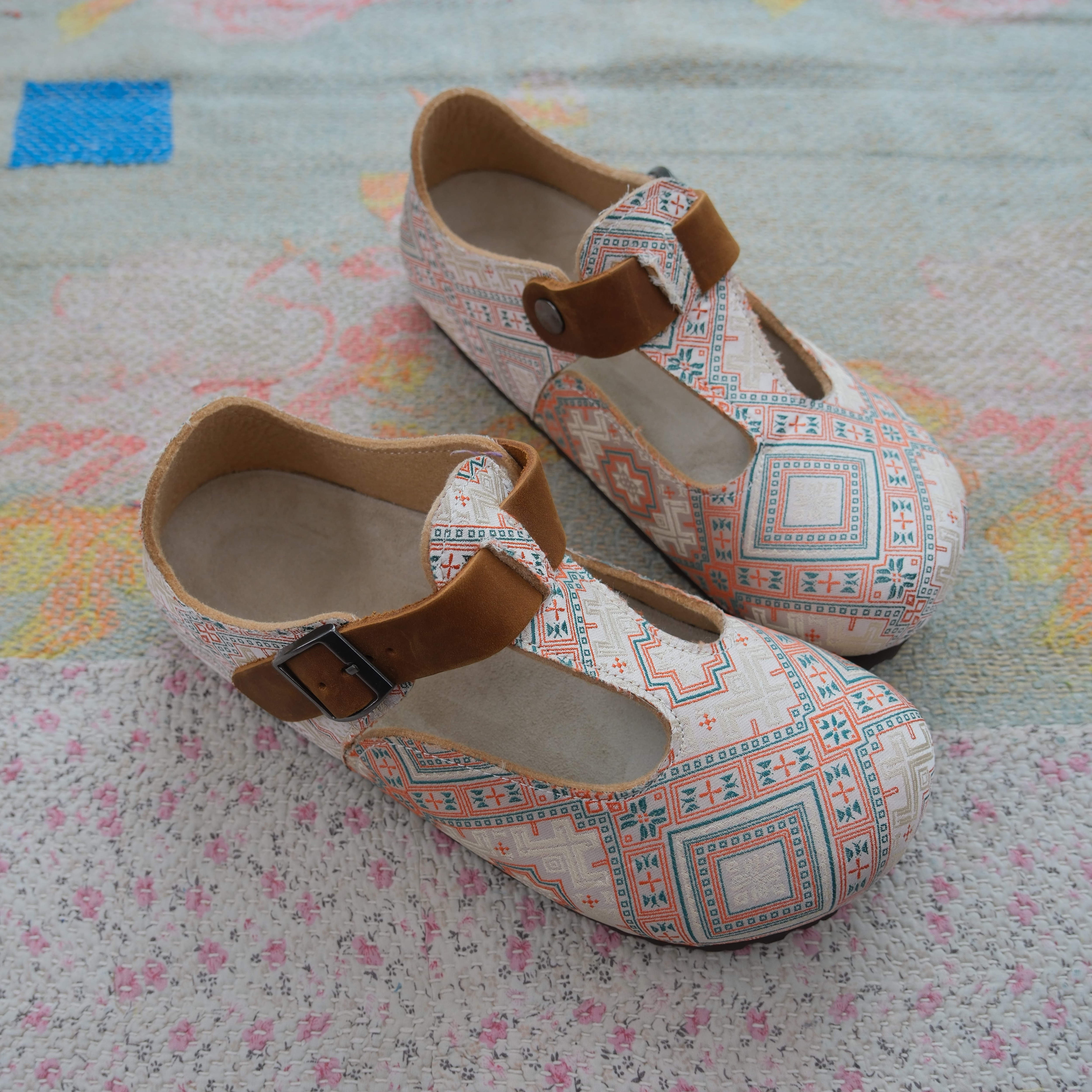 Bhoomi古布勃肯鞋外穿拖鞋百搭单品手工个性复古一鞋一拍38-190