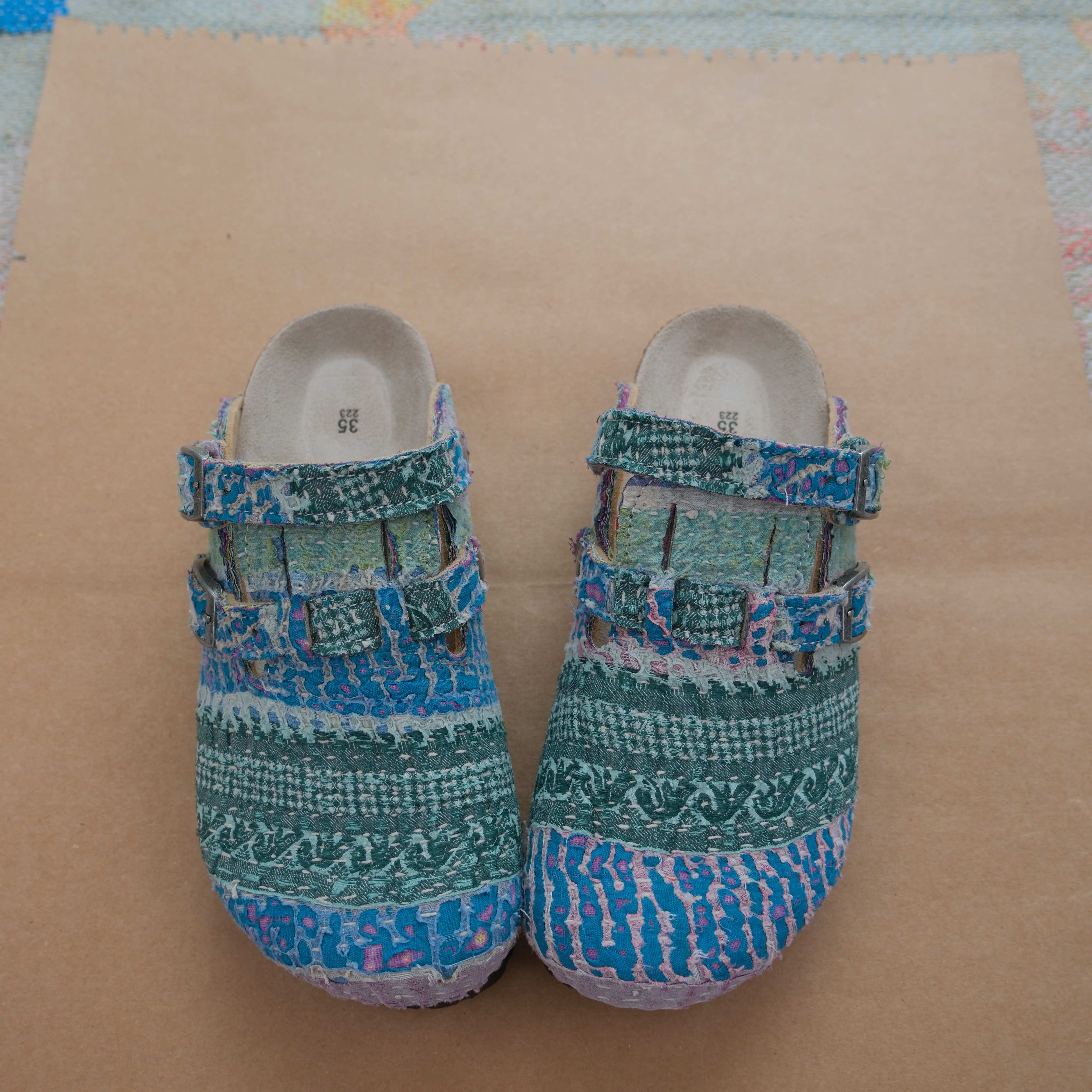 Bhoomi古布勃肯鞋时尚百搭单品手工个性撞色复古35-186