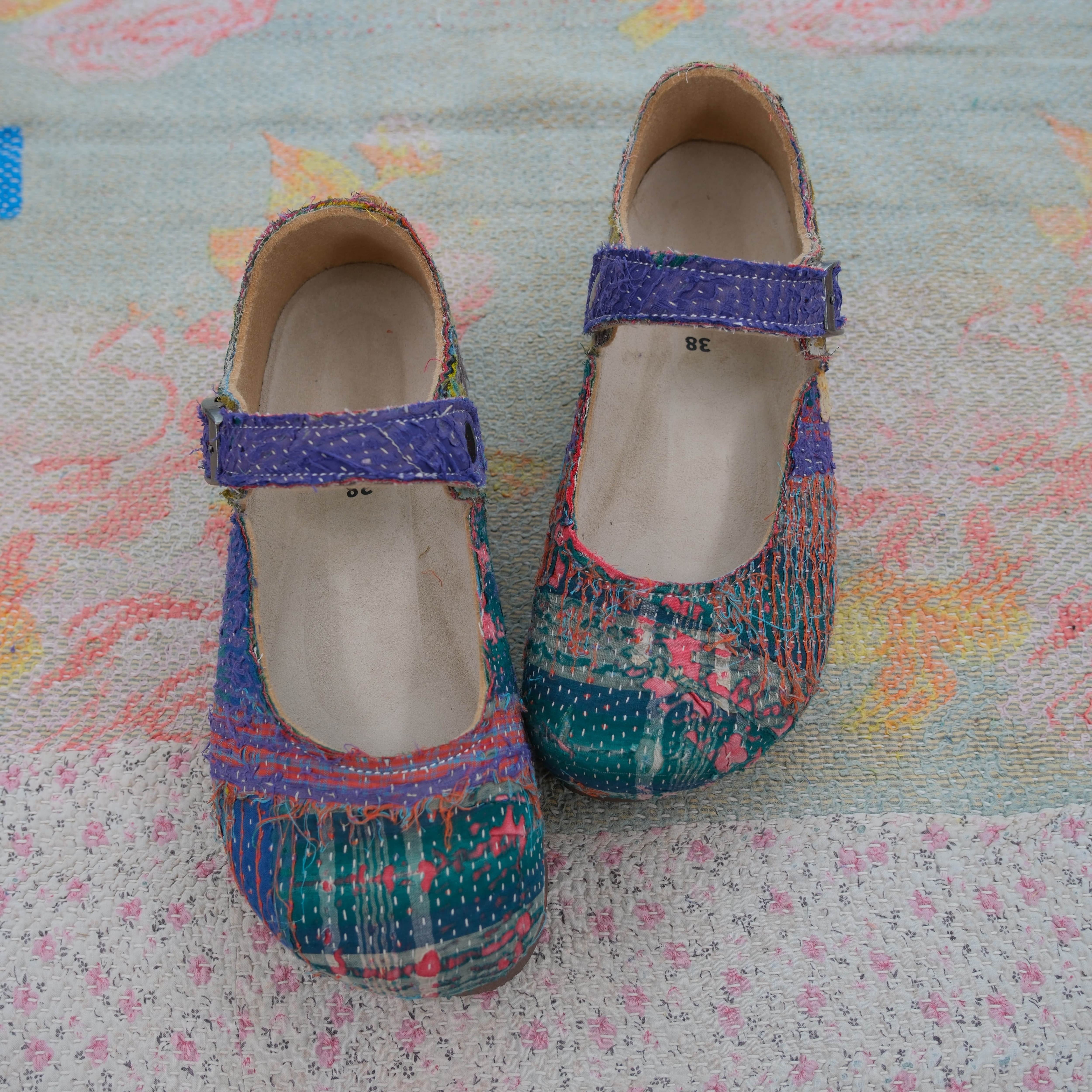 Bhoomi古布勃肯鞋外穿拖鞋百搭单品手工个性复古一鞋一拍38-137H