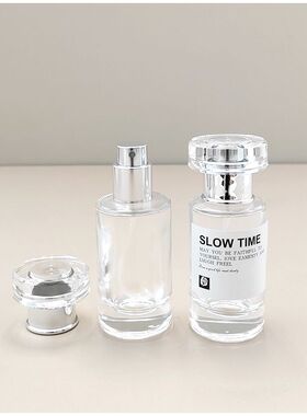 高档玻璃香水分装瓶便携旅行化妆品替换瓶按压式玻璃空瓶30毫升