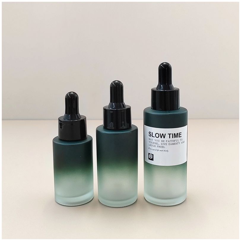 磨砂玻璃精华液滴管分装瓶 高端10ML美容院SPA防漏精油分装空瓶