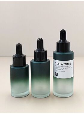 磨砂玻璃精华液滴管分装瓶 高端10ML美容院SPA防漏精油分装空瓶