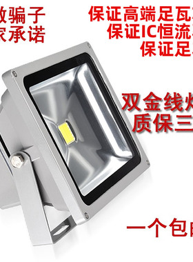 包邮10W 20W 30W 50W LED投光灯户外 投射灯泛光灯广告灯工程路灯