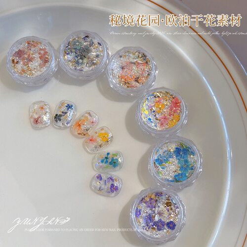 美甲干花超薄幻彩偏光高光片
