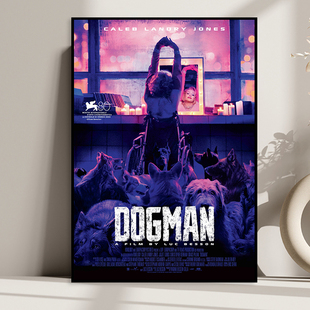 Dogman 吕克贝松 狗神 电影海报装饰画主题酒店文艺个性酒吧挂画