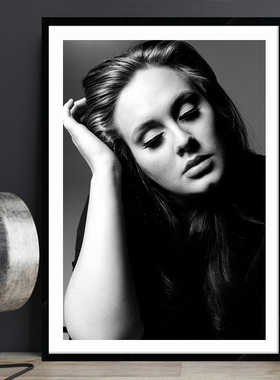 Adele Adkins 阿黛尔 英国歌手明星海报音乐装饰画餐厅酒吧挂画