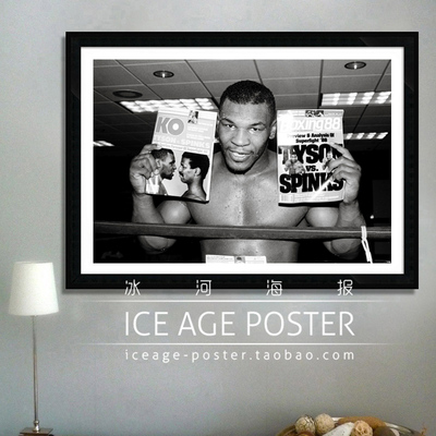 迈克·泰森 Mike Tyson 酒吧 健身房 拳击馆 搏击 挂画 明星海报