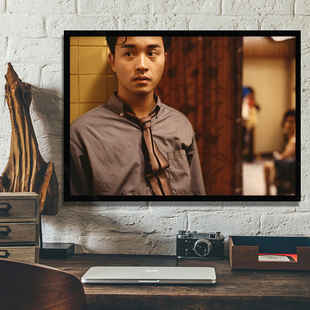 张国荣 阿飞正传香港电影海报装饰画港式茶餐厅复古风格有框挂画