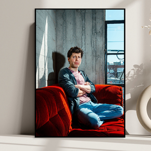 Sam Altman 奥尔特曼海报企业家名人挂画书房办公室励志装饰画