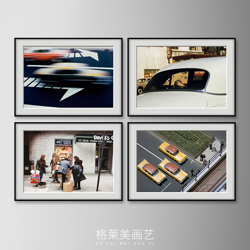 Ernst Haas 新彩色摄影作品挂画高级感小众艺术西餐厅酒店装饰画