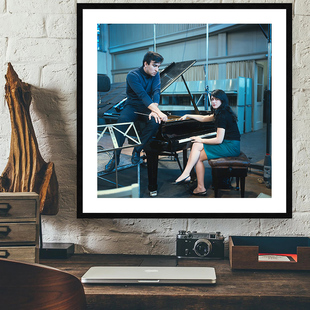 Martha Argerich 阿格里奇古典钢琴家音乐家琴房教室有框装饰挂画