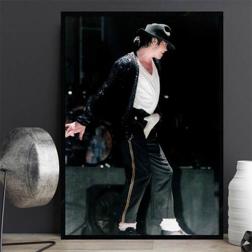 Michael Jackson迈克尔·杰克逊 音乐海报KTV装饰画餐厅酒吧挂画
