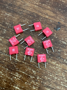 0.1UF 老款 63V 威马WIMA MKS2音频薄膜电容器 100NF 铜脚 104