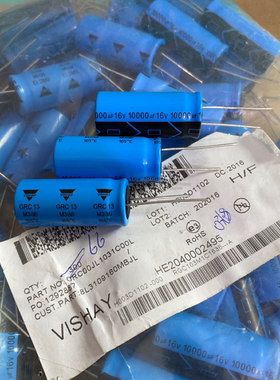 16V10000UF 10000UF16V VISHAY-BC音频滤波电解电容器 GRC 16*36