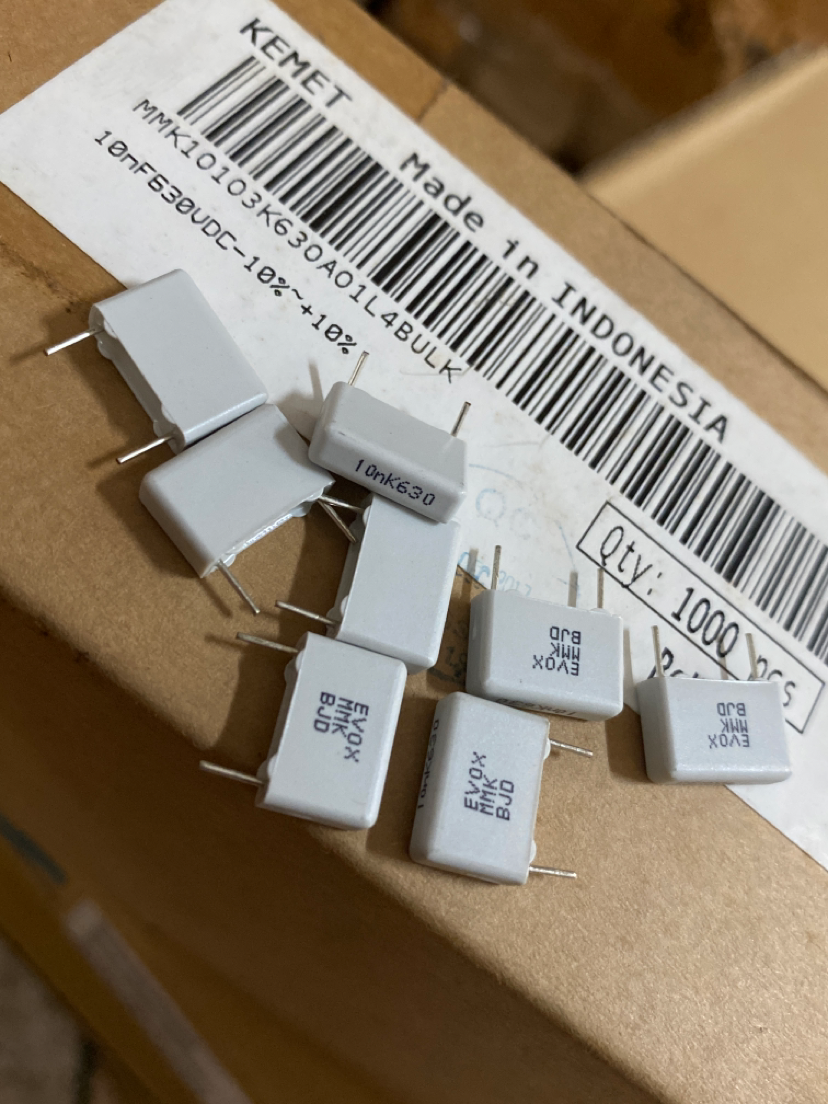 EVOX-KEMET 10000PF 10NF 630V 103 MMK薄膜电容器 10MM脚距
