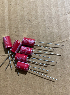 固态电容 20V68UF 进口 红袍音频电解电容器 68uf/20v 6*9