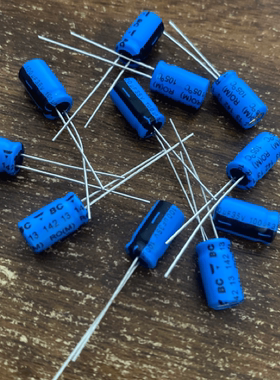 35V100UF 100UF35V VISHAY-BC飞利浦 蓝袍音频电解电容器6*11