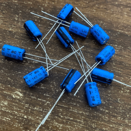 35V100UF 100UF35V VISHAY-BC飞利浦 蓝袍音频电解电容器6*11