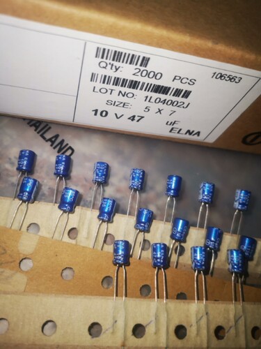 10只=1.5元 10V47UF/10V 蓝袍伊娜 ELNA 发烧电解电容器RE3/2 5*7