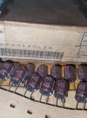 25V330UF/25V 日本本土产ELNA依娜  RA2 音频电解电容器 10*12