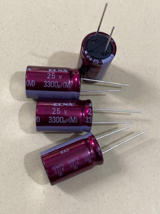 25V3300UF ELNA伊娜 RA3 3300UF25V 紫红袍音频电解电容器