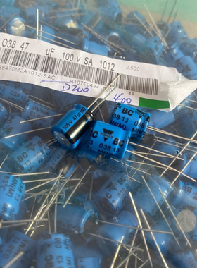 100V47UF 47UF100V VISHAY-BC音频滤波电解电容器 GRC 10*12