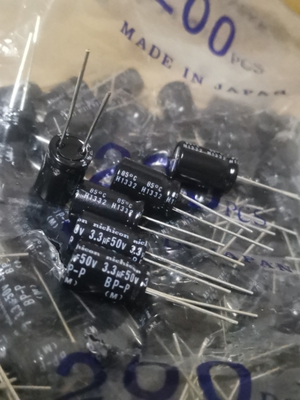 尼吉康3.3uF50V nichicon BP-P粗铜脚耦合分频器用电解音频电容器