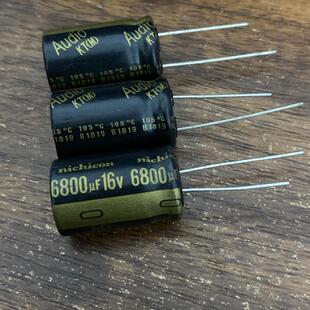 16V6800UF 6800UF16V 尼吉康音频电解电容器AUDIO-KT 16*25