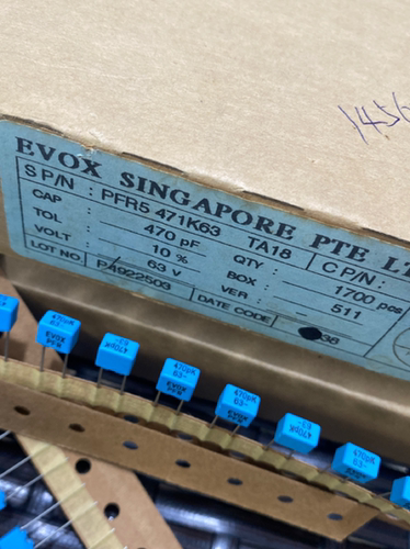 EVOX薄膜电容器471/470PF