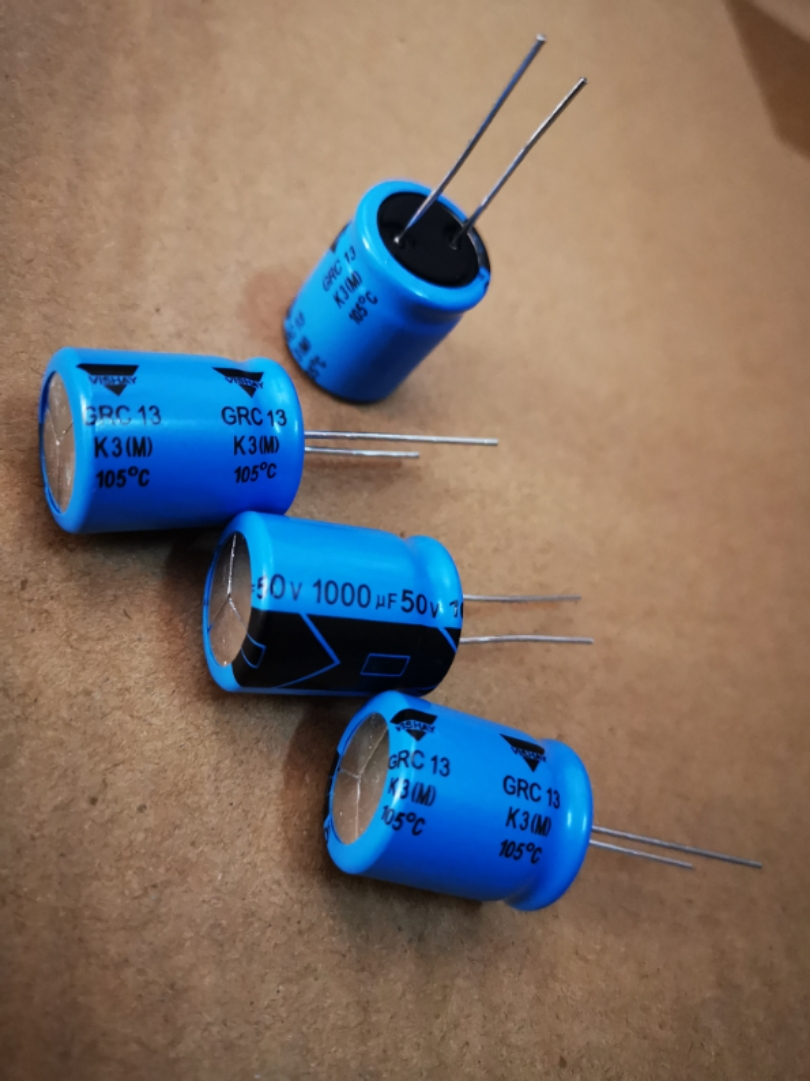vishay-BC- 50V1000UF/50V蓝袍 音频滤波铝电解电容器16*20