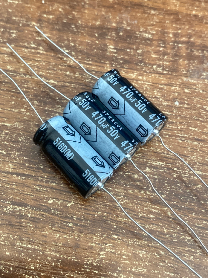 50V470UF轴向卧式发烧电容