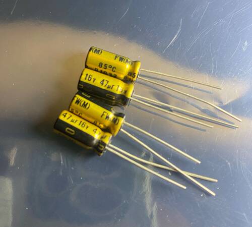 日本尼吉康/nichicon FW 16V47uF 音频滤波电解电容器