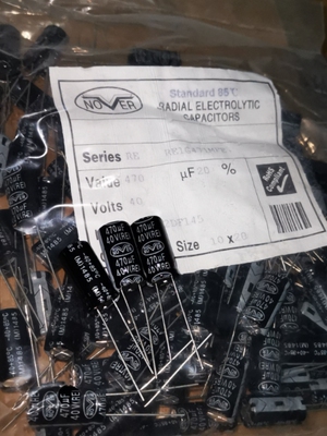 40V470UF/40V 可代 35V470UF 英国NOVER诺华 电解电容器 10*20