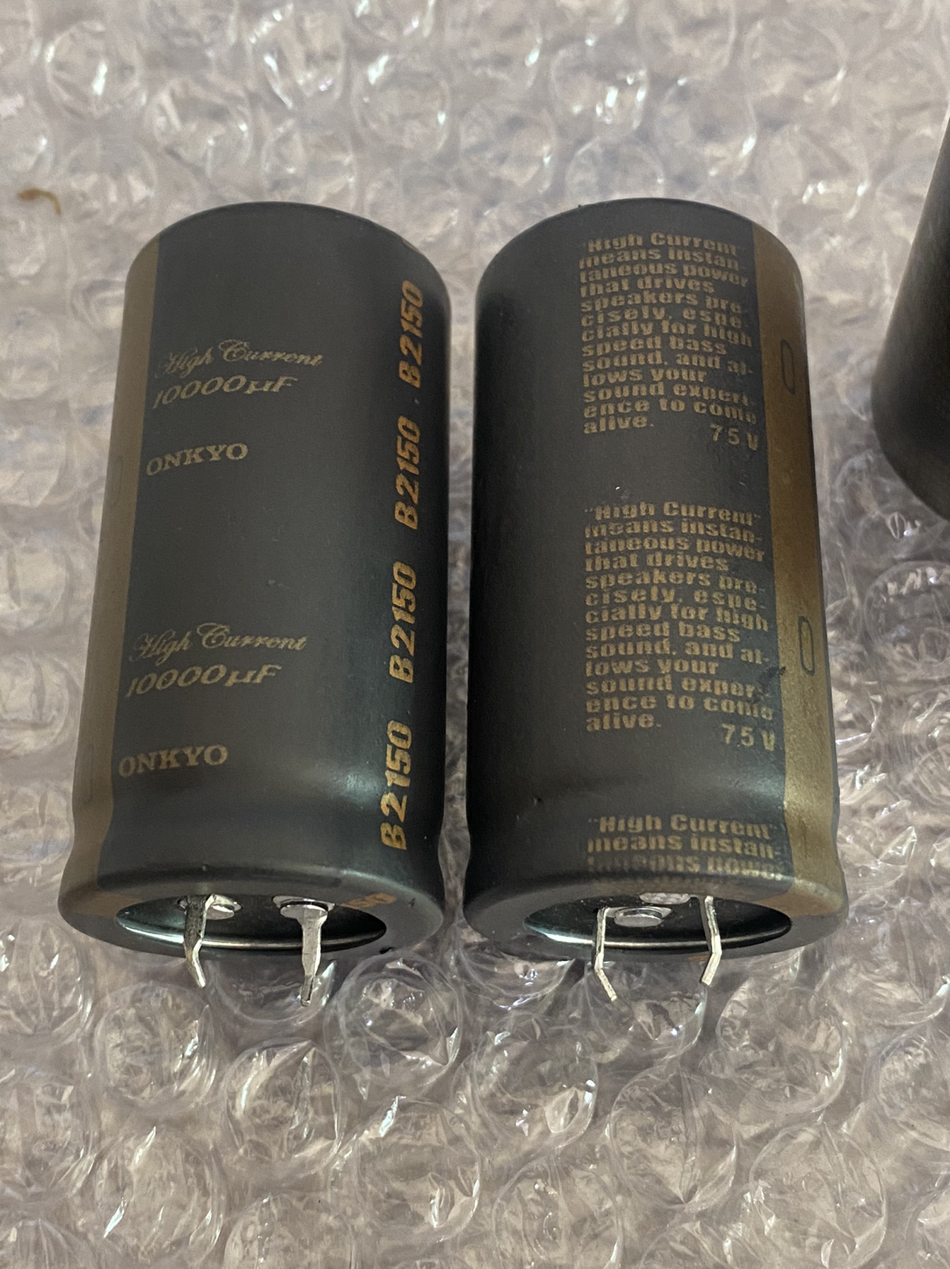 75v10000uf nichicon尼吉康kg 音频电解电容器 安桥定制版 30*60