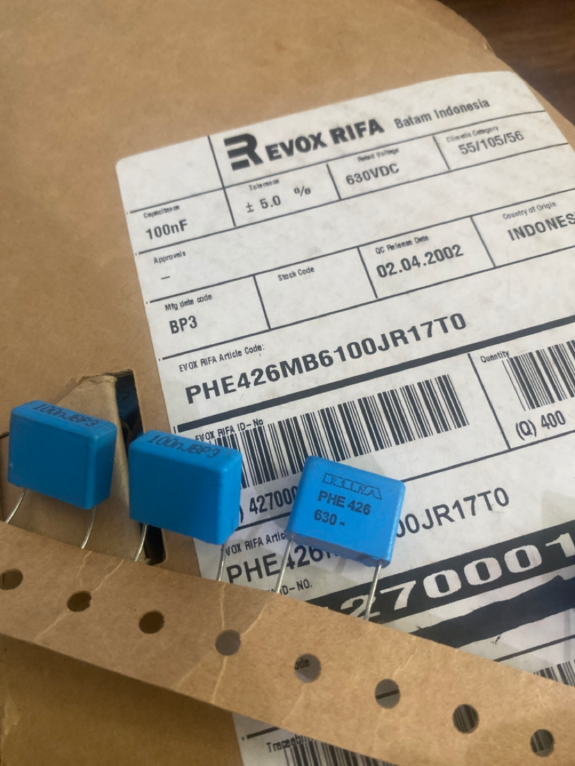 RIFA PHE426 630v0.1uf 104J 100NJ 1000v0.1uf耦合薄膜电容器-封面