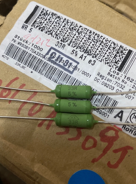 WR506170A3309J5100 WR5 3W/33R/33欧 威世VISHAY 绕线电阻器