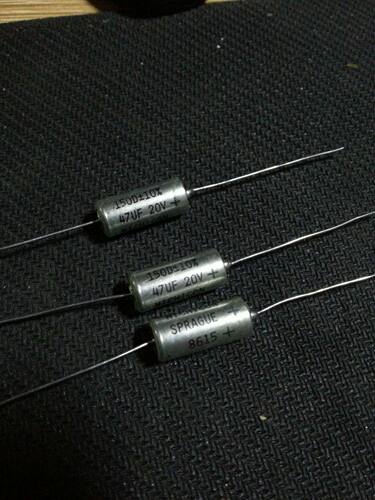 美国 SPRAGUE 20V47UF 150D  镀银脚金封轴向钽电容器 47UF 20V - 封面