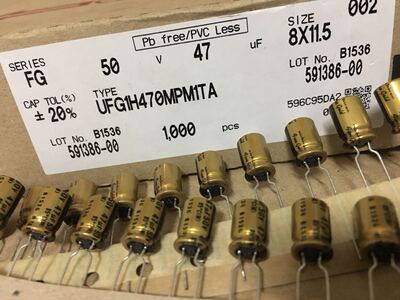 尼吉康编带电解电容器