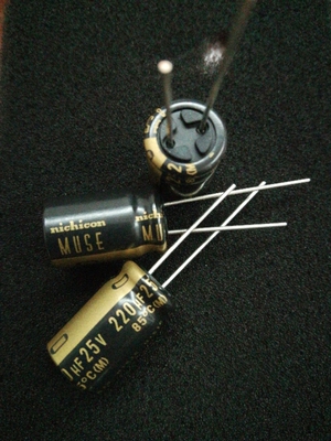 25V220UF nichicon尼吉康 KZ 220Uf/25电解电容器 耦合 滤波 MUSE