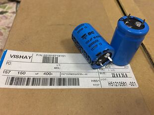 400V150UF 150UF/400V VISHAY-BC- 157系电解电容器 22*35