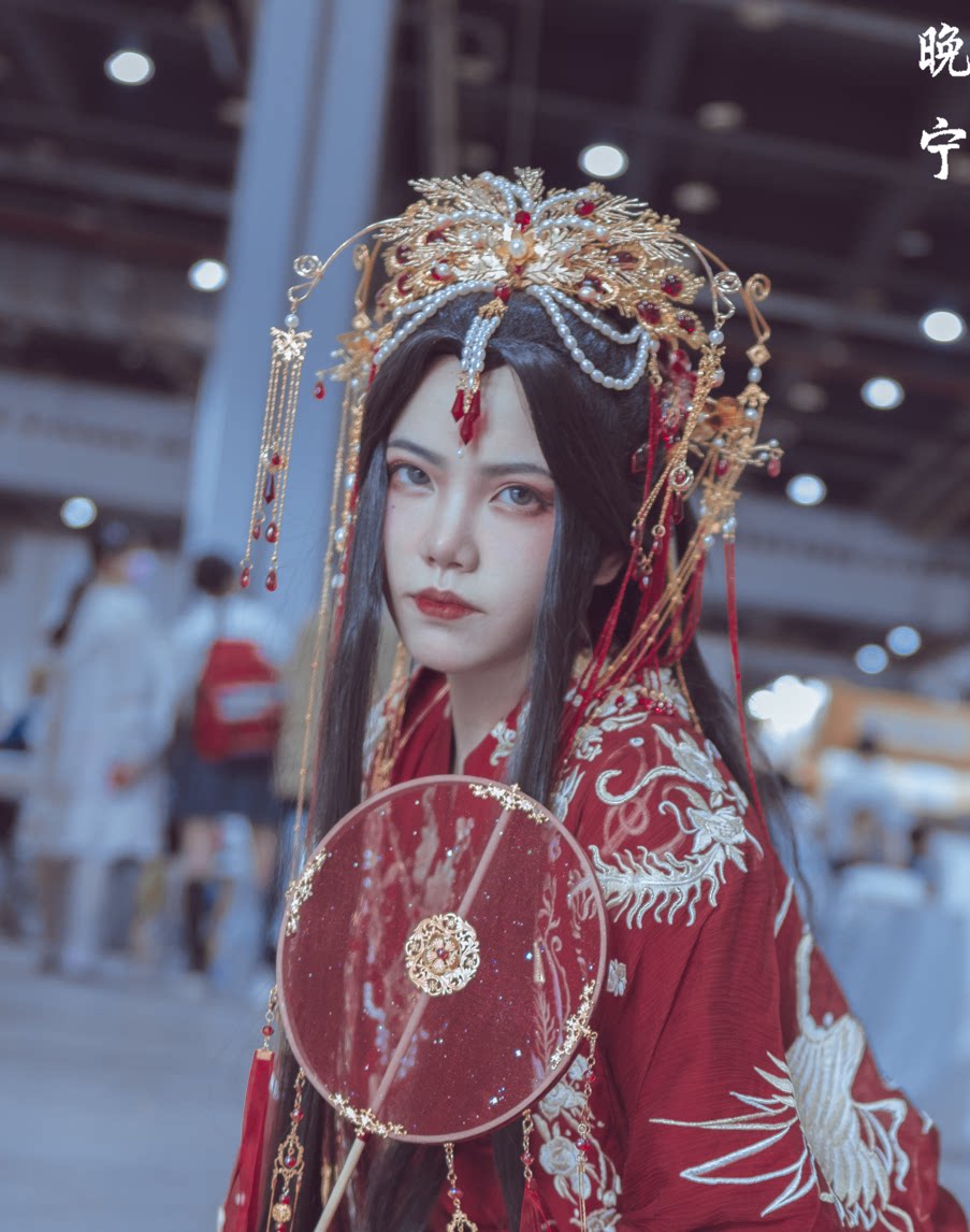 【卿云歌】楚晚宁谢怜魏无羡婚服同人原创cos头饰