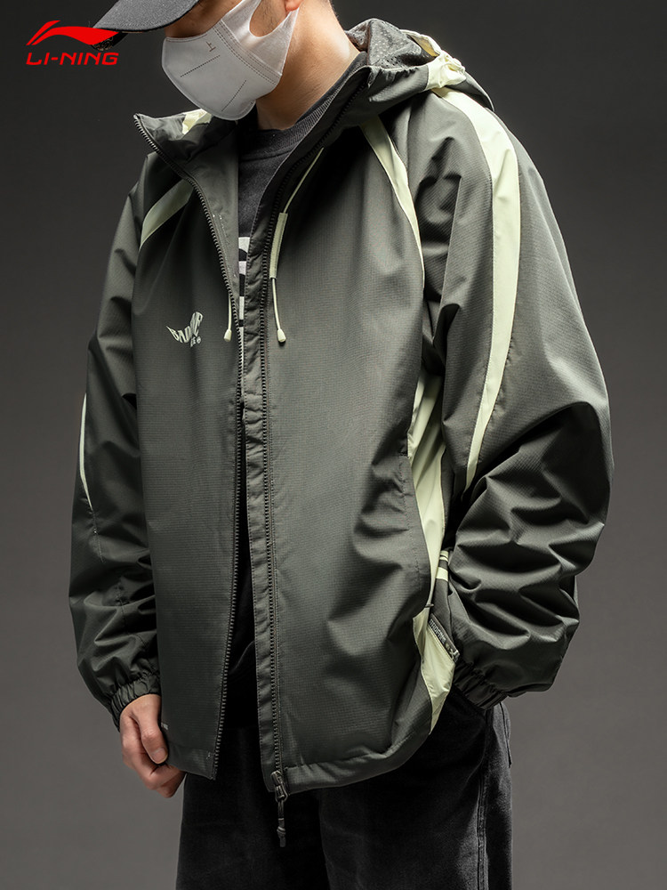 LI NING JACKET 남성 2024 봄 새로운 국가 트렌드 안티 여성 느슨한 방풍 캐주얼 다목적 스포츠 윈드 브레이커 카디건 여성