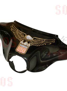 哈雷 旅行者 大滑翔 三轮 至尊滑翔 街道滑翔 改装 美国老鹰贴花