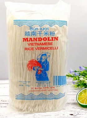 越南进口特产bun tuoi米粉干500g正品手工圆米线鸡牛肉汤粉丝包邮