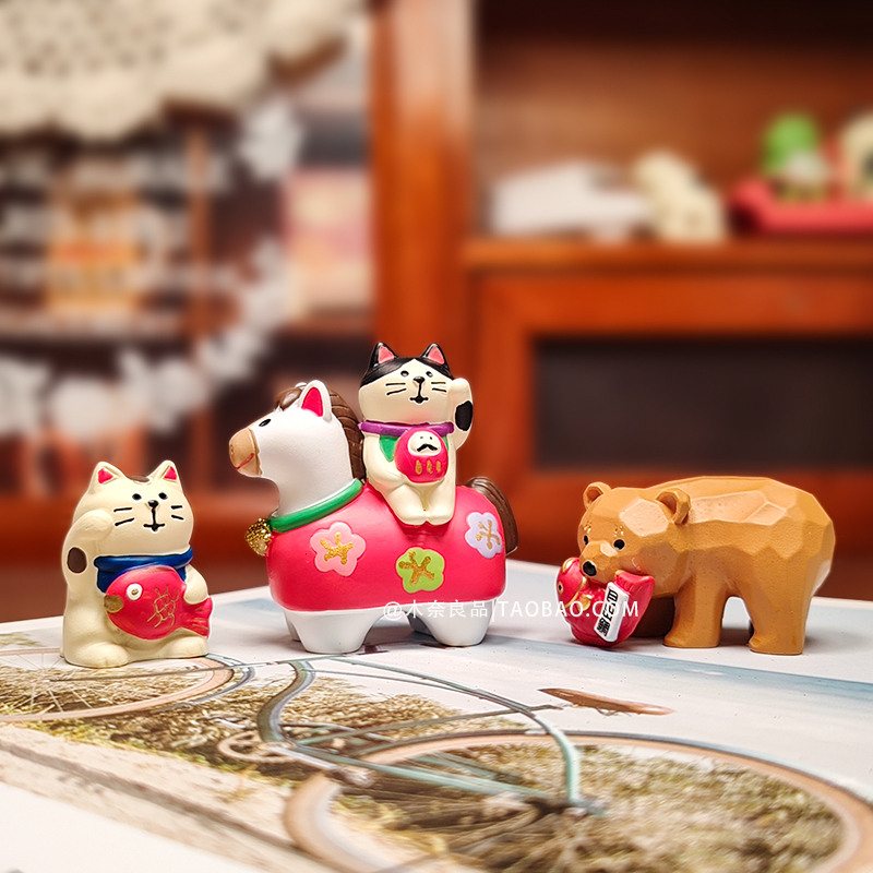 马到成功前程似锦可爱卡通摆件