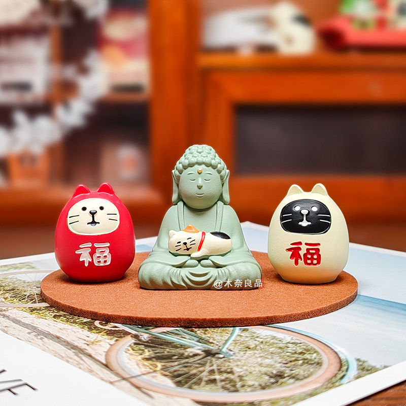 佛祖保佑万事顺遂招福招福猫桌面治愈系礼物高级感办公室摆件礼品,家居饰品,桌面摆件,淘宝优惠券,粉丝福利购,淘宝优惠卷