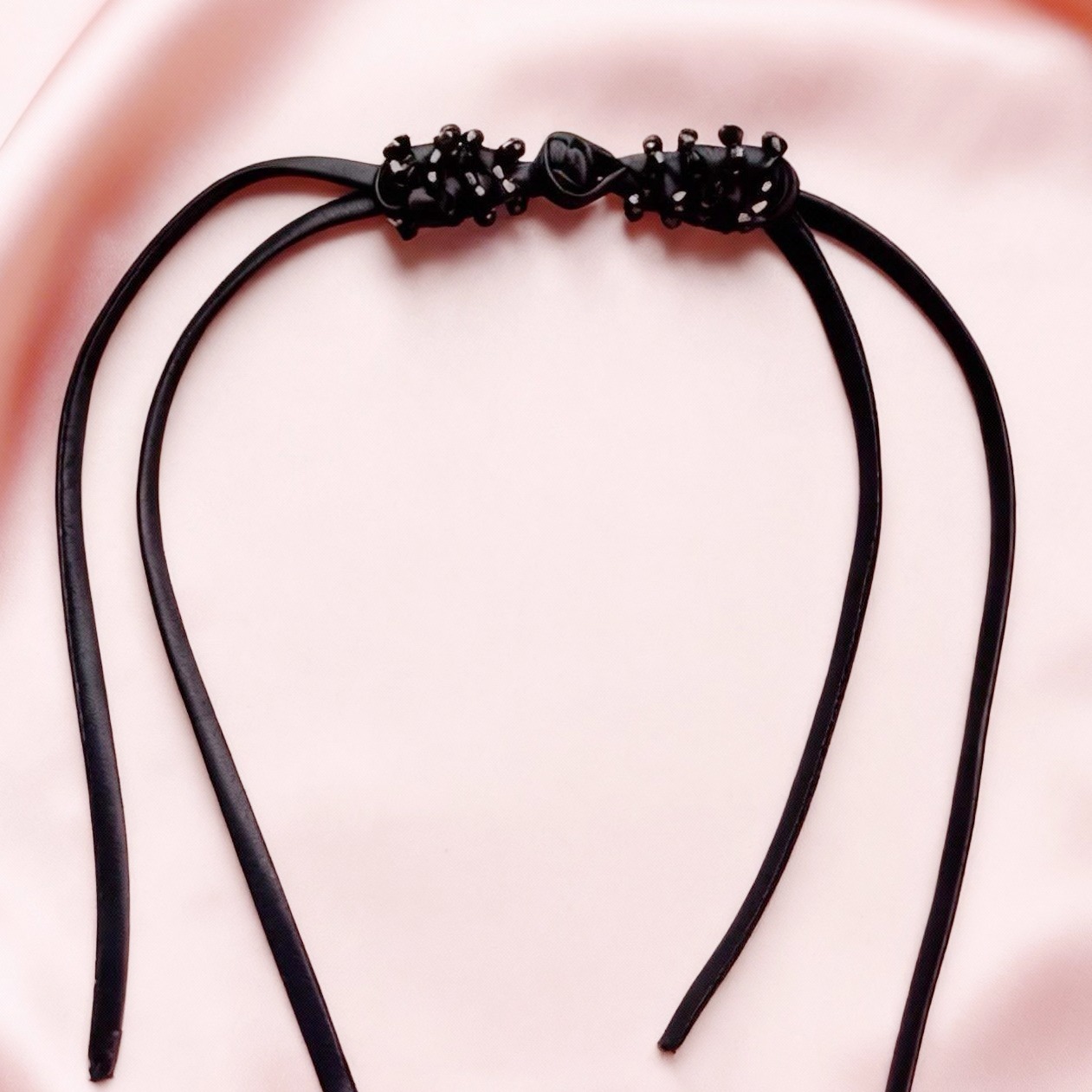 新中式盘扣流苏钉珠对扣旗袍汉服礼服衣领装饰扣子黑色复古国风